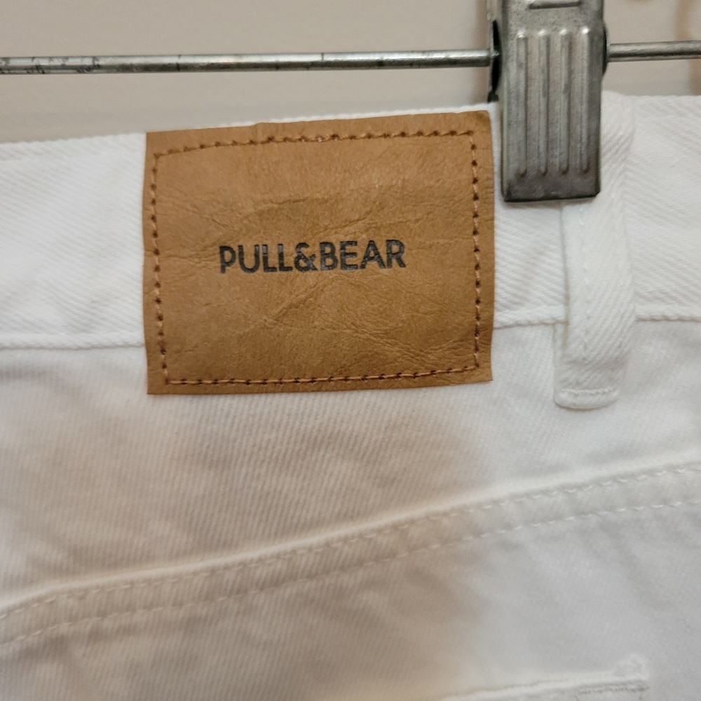 Pull & Bear White Mom High Rise Jean - Picture 7 of 7